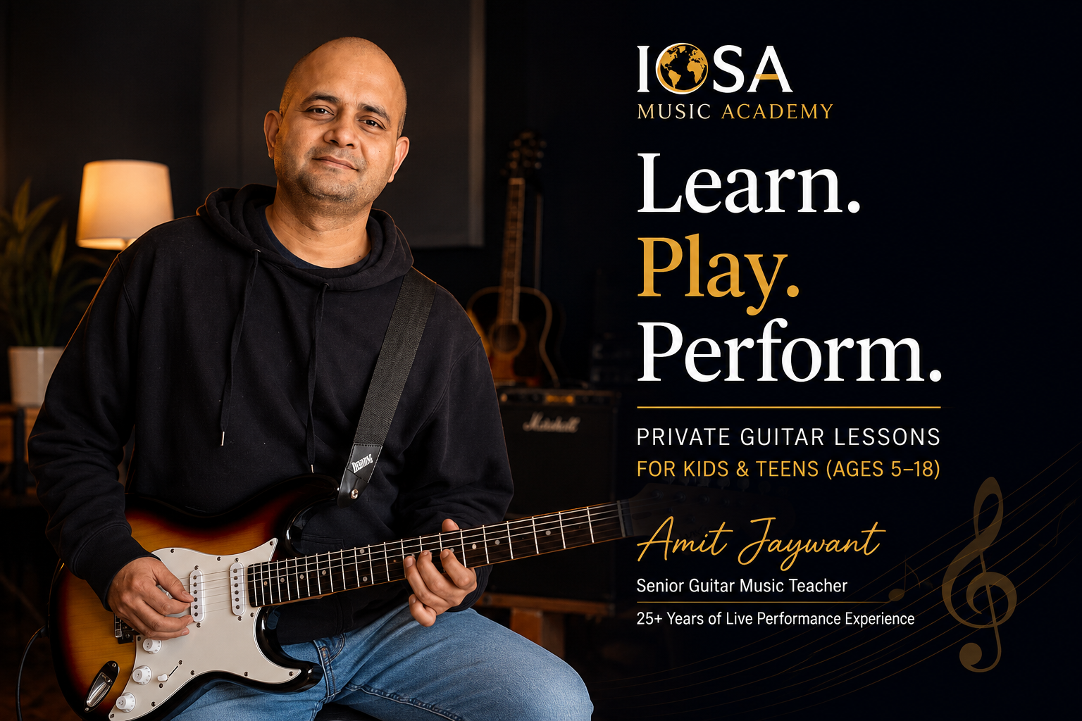 Amit Jaywant, Senior Guitar Teacher
